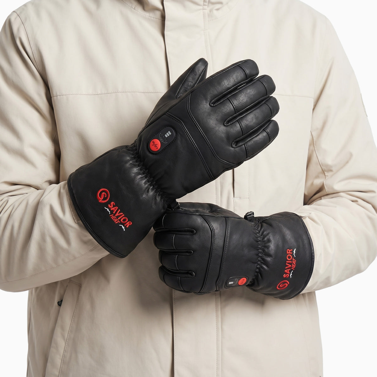 Gants Chauffants Cuir Veritable - Elegance & Chaleur