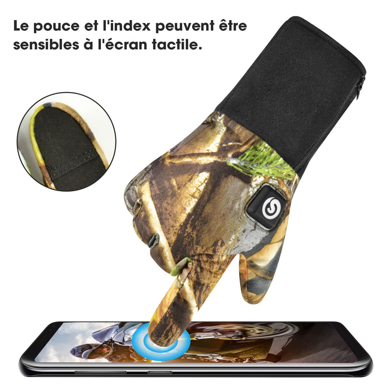 Chargez l&#39;image dans la visionneuse de la galerie, Savior Hunting Hiver Chaud Gants chauffants coupe-vent pour la pêche Chasse en plein air
