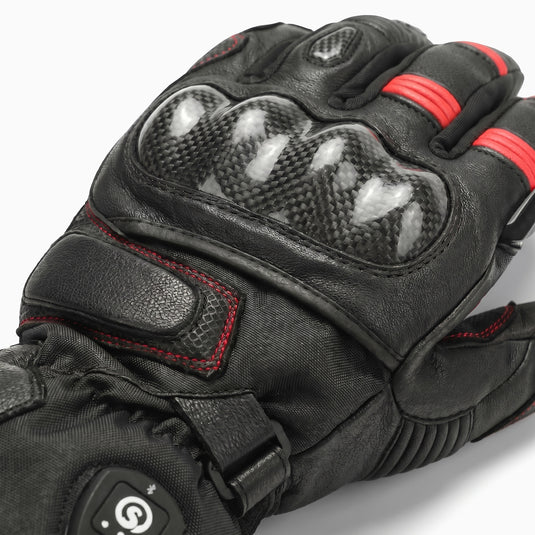 Savior Gants de moto chauffants Bluetooth Battery