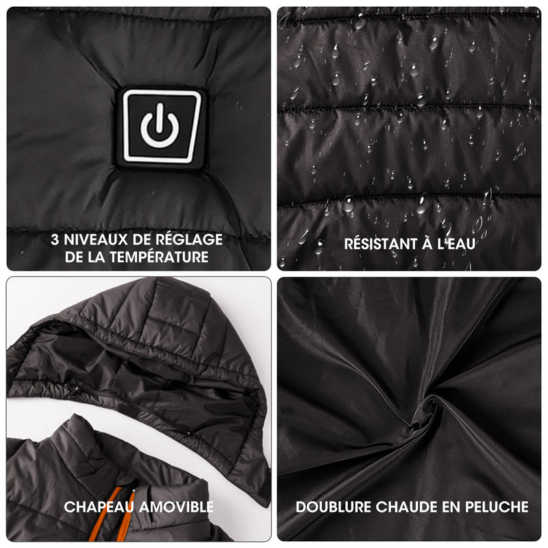 Chargez l&#39;image dans la visionneuse de la galerie, SHV07-Gilet électrique pour homme
