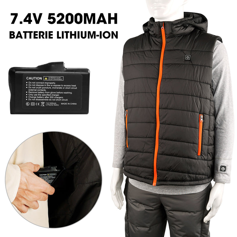 Chargez l&#39;image dans la visionneuse de la galerie, SHV07-Gilet électrique pour homme
