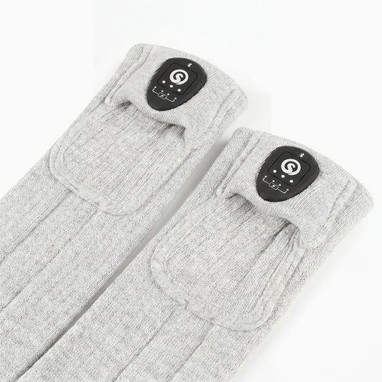 With APP control Heated socks Grey/Black 