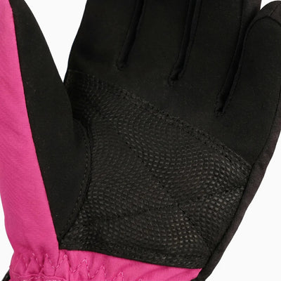 Détail de la paume antidérapante des gants chauffants hiver enfant