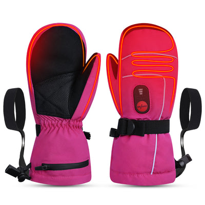 SAVIOR HEAT Gants Chauffants pour Enfants - Confort Chaleureux pour le Ski, le Patinage et les Activités Extérieures