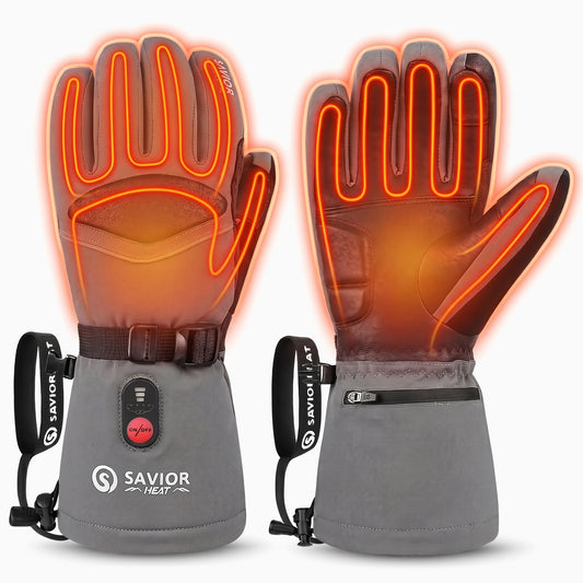 Savior Gants chauffants Upgraded 2.0- 7.4V Fast Charging,Touchscreen Compatible
