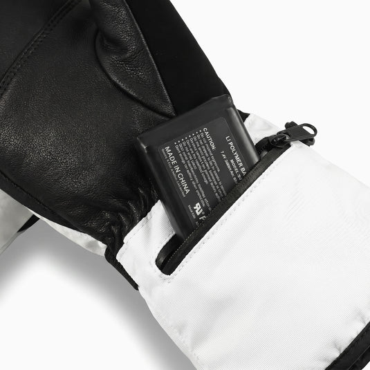 Savior moufles de ski chauffantes 2.0 3000mAh Battery Fast Charging Waterproof Sheepskin Material