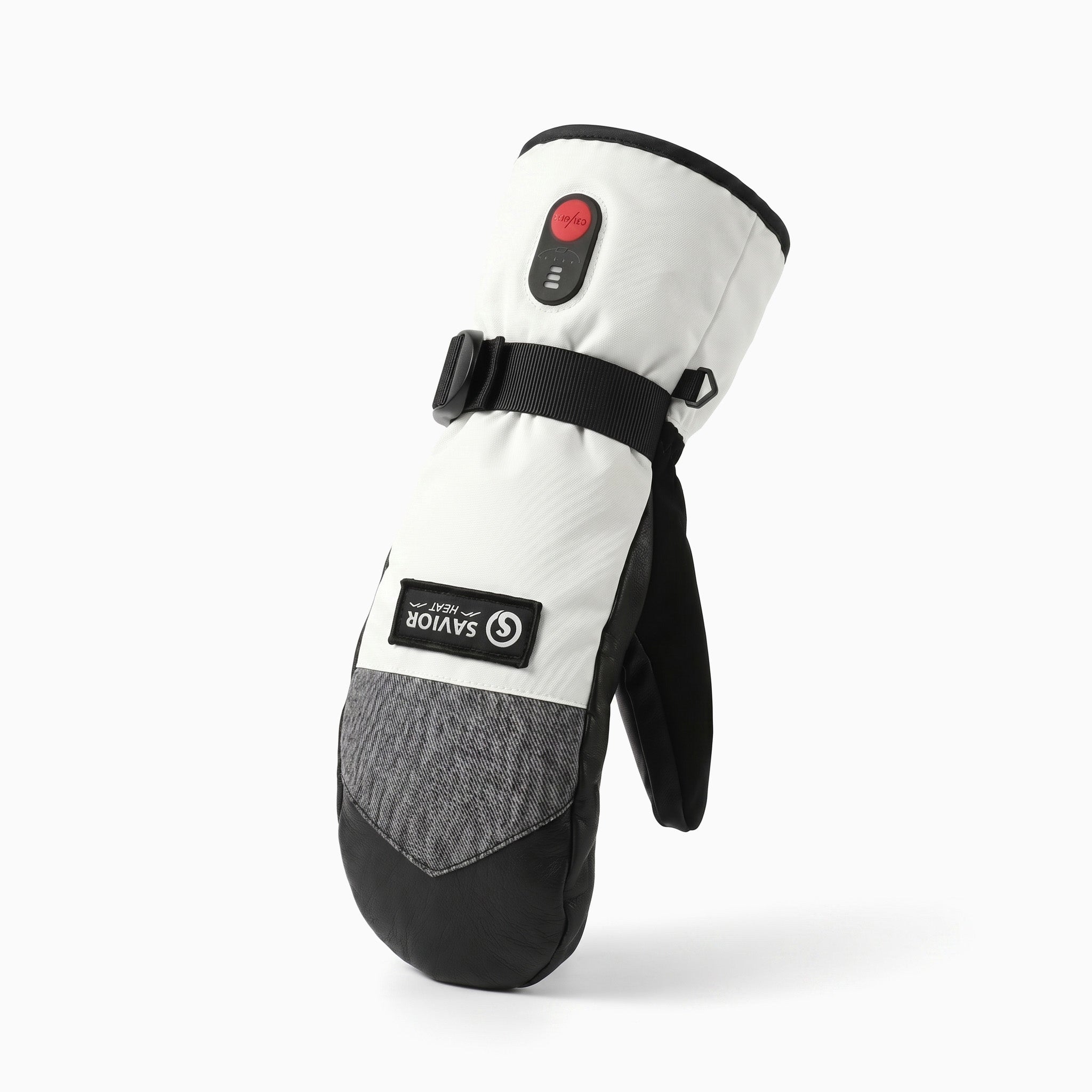 Moufles de Ski Chauffantes - Peau de Mouton Impermeable