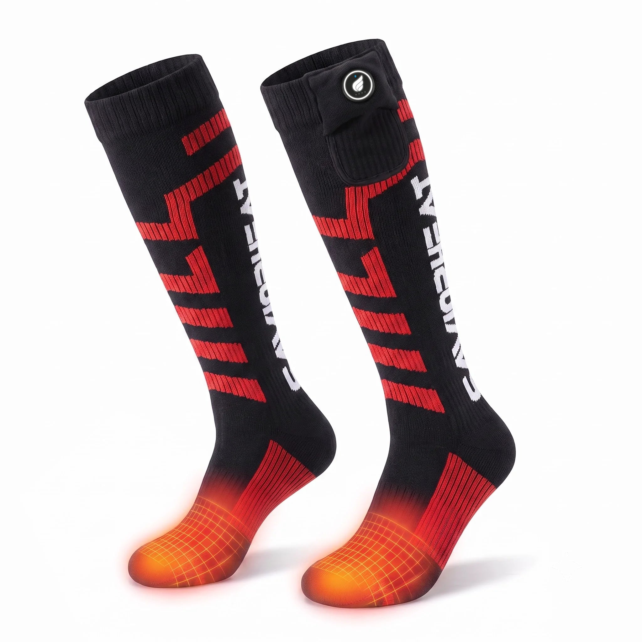 Chaussettes de ski chauffantes confort intégral – Redline 02