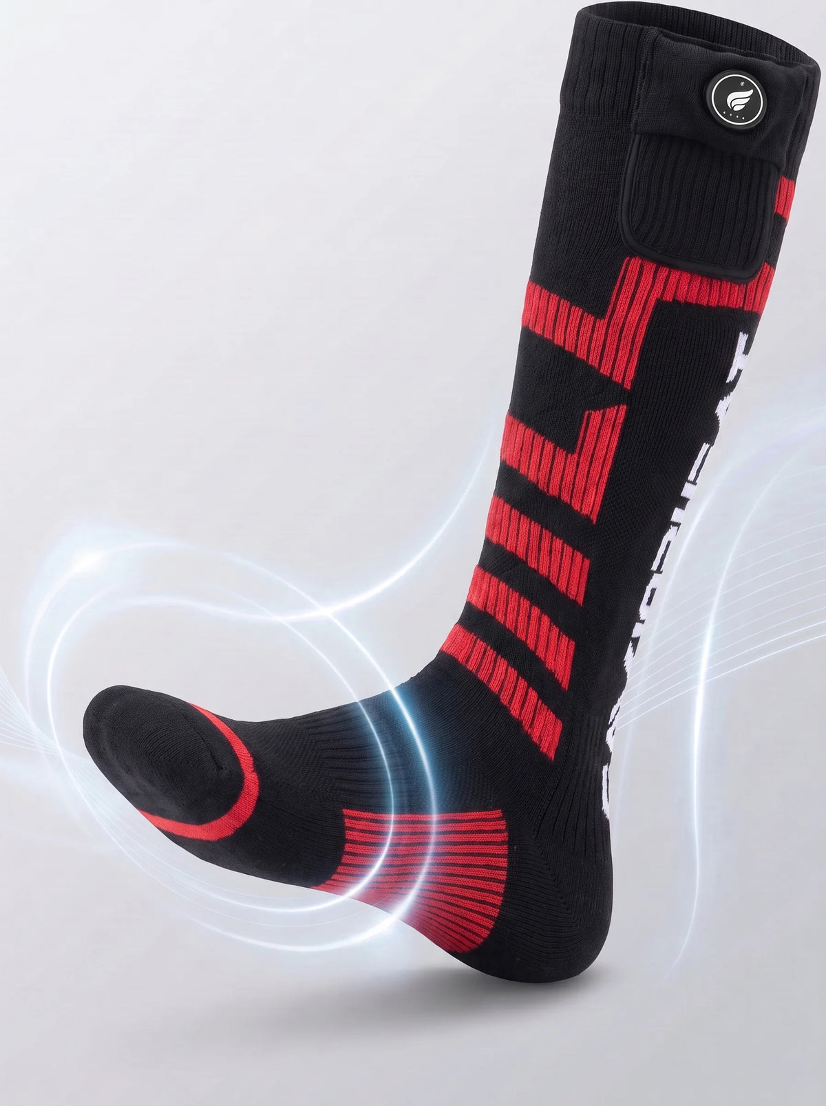 Chaleur ciblée aux orteils – chaussettes de ski chauffantes maintien stable Savior Heat
