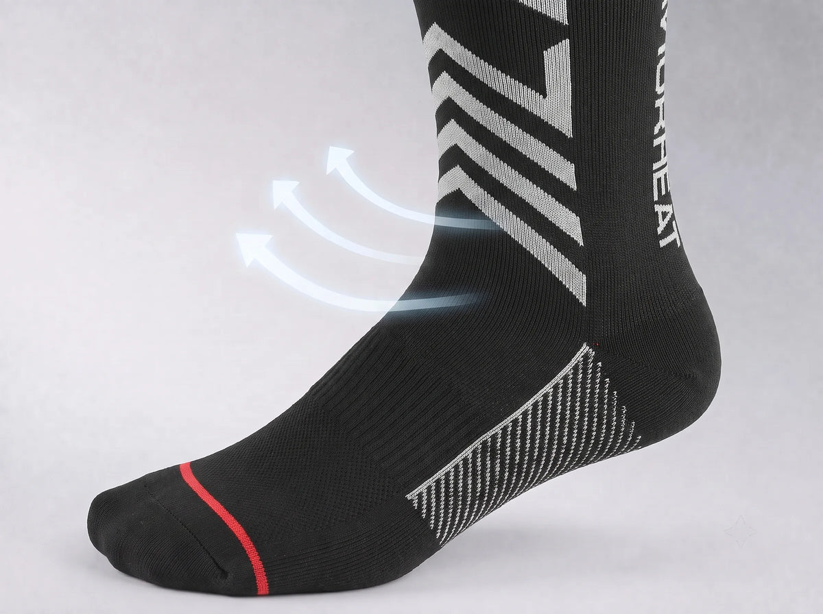 Confort respirant – chaussettes de ski chauffantes Silverline Savior Heat
