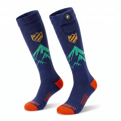 Chaussettes de ski chauffantes rembourrées – Confort en chaussures de ski 01
