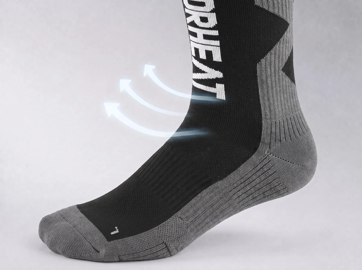 Confort respirant – chaussettes de ski chauffantes MagSnapic? Savior Heat