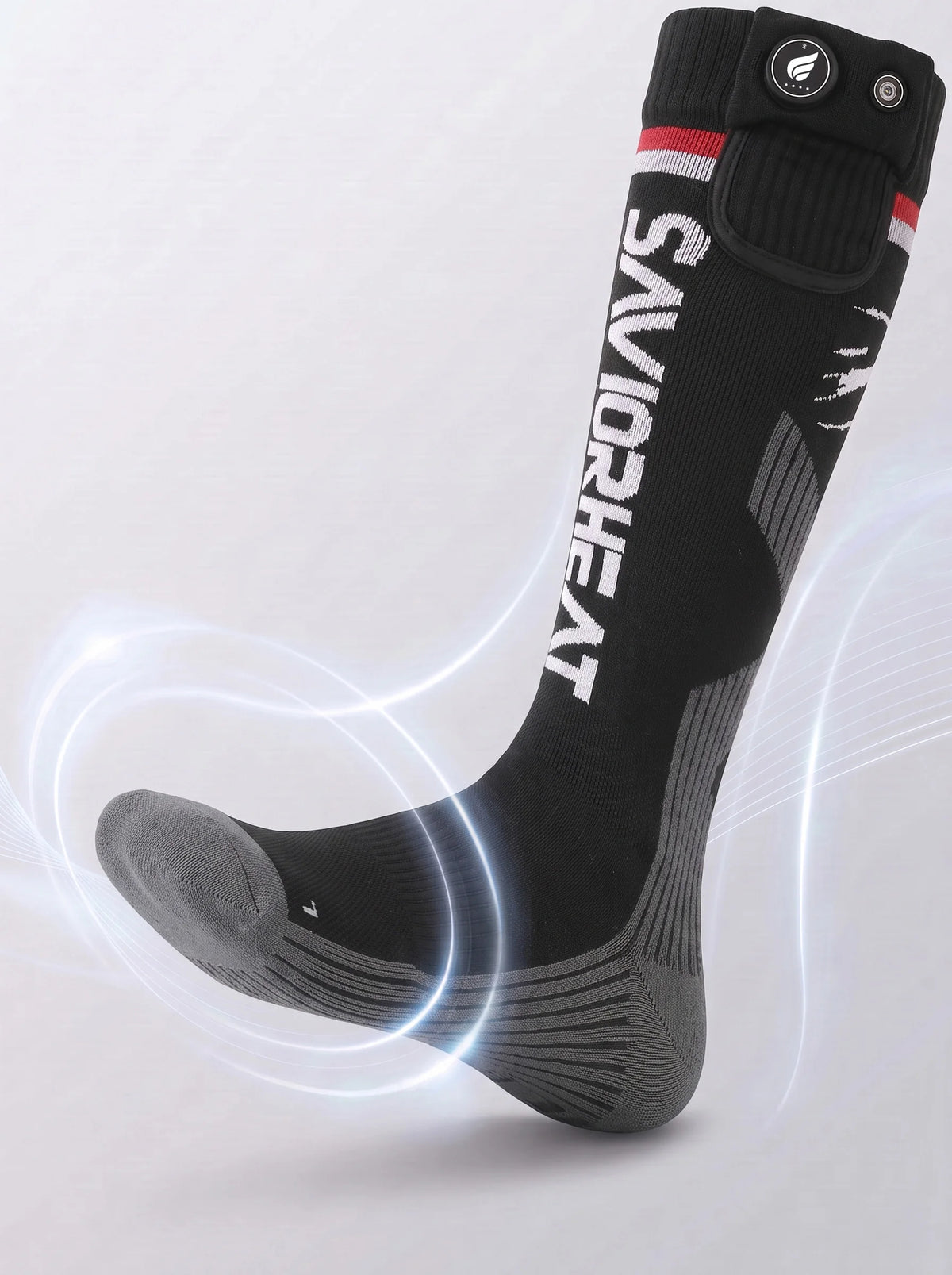 Chaleur ciblée aux orteils – chaussettes de ski chauffantes MagSnapic? Savior Heat
