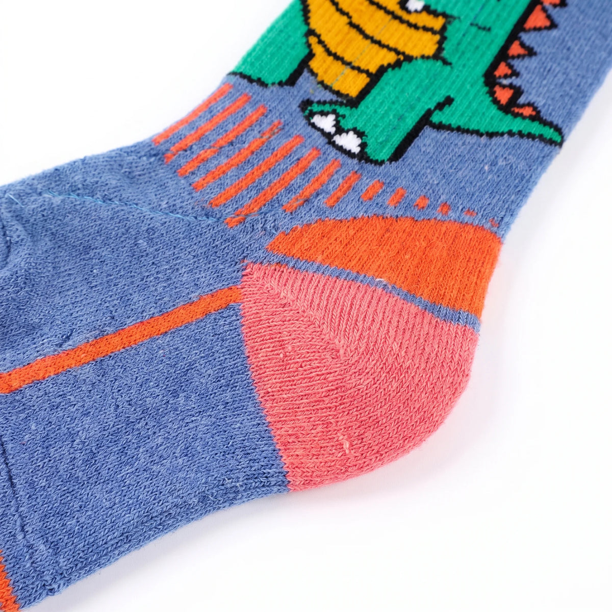 Chaussettes de ski chauffantes pour enfants – Motif crocodile 03