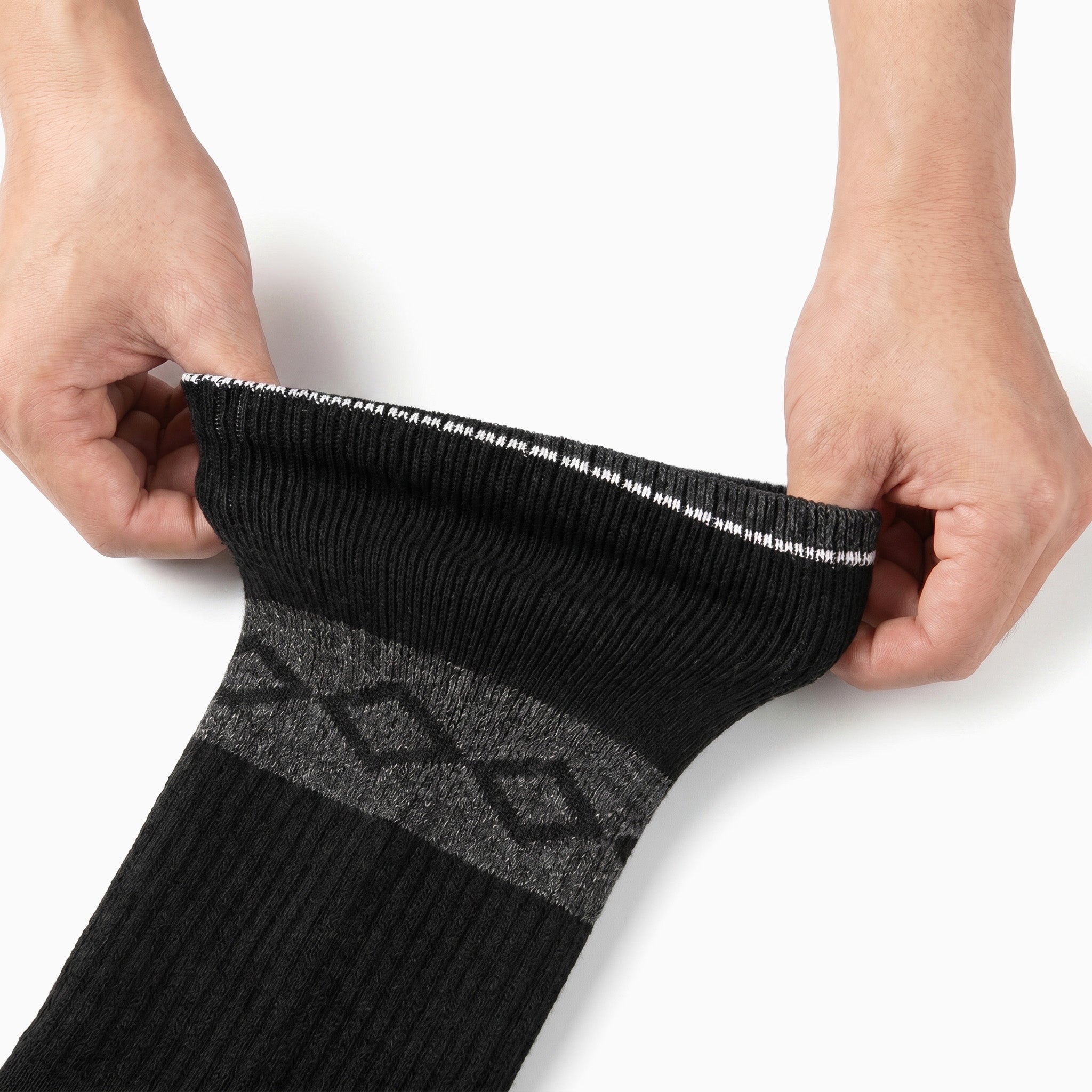 SS05B Chaussettes chauffantes Noir-Gris