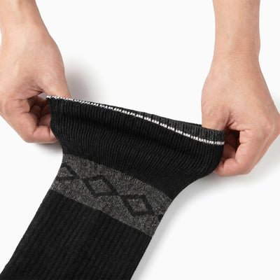 SS05B Chaussettes chauffantes Noir-Gris