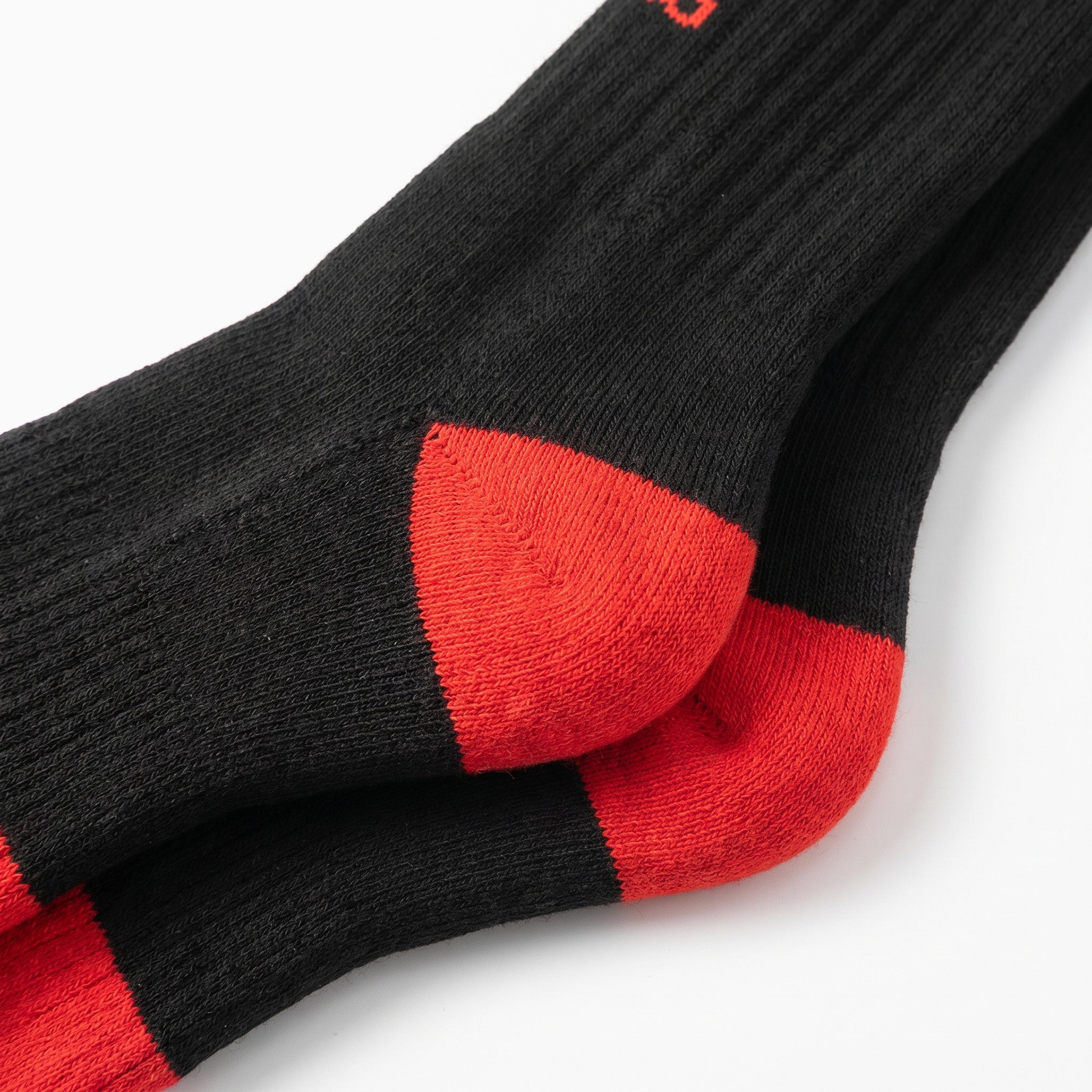 SS06R Chaussettes chauffantes rouge-noir