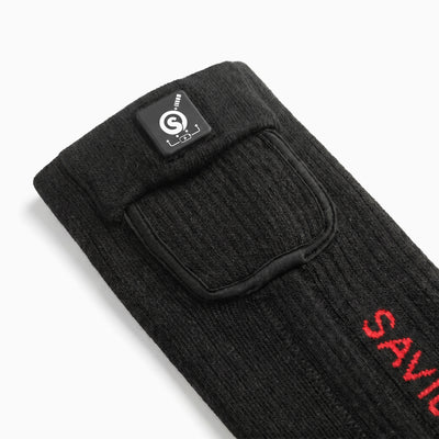 SS06R Chaussettes chauffantes rouge-noir