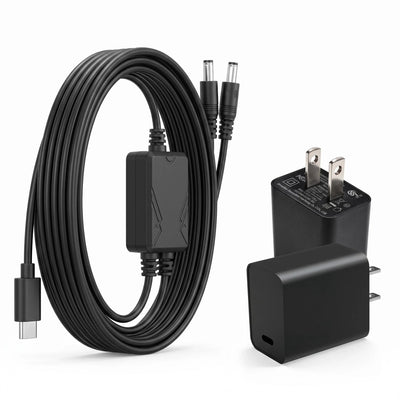 Chargeur rapide double batterie USB-C PD 20W – Version améliorée