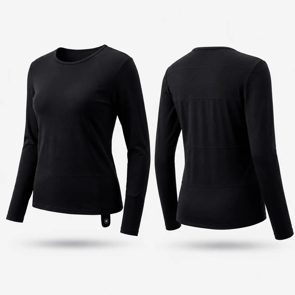 Haut thermique chauffant doux en mélange de laine pour femme 02