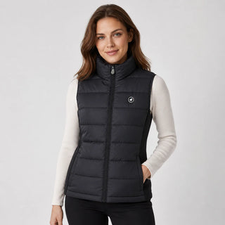 Gilet chauffant pour femme à côtés extensibles 01