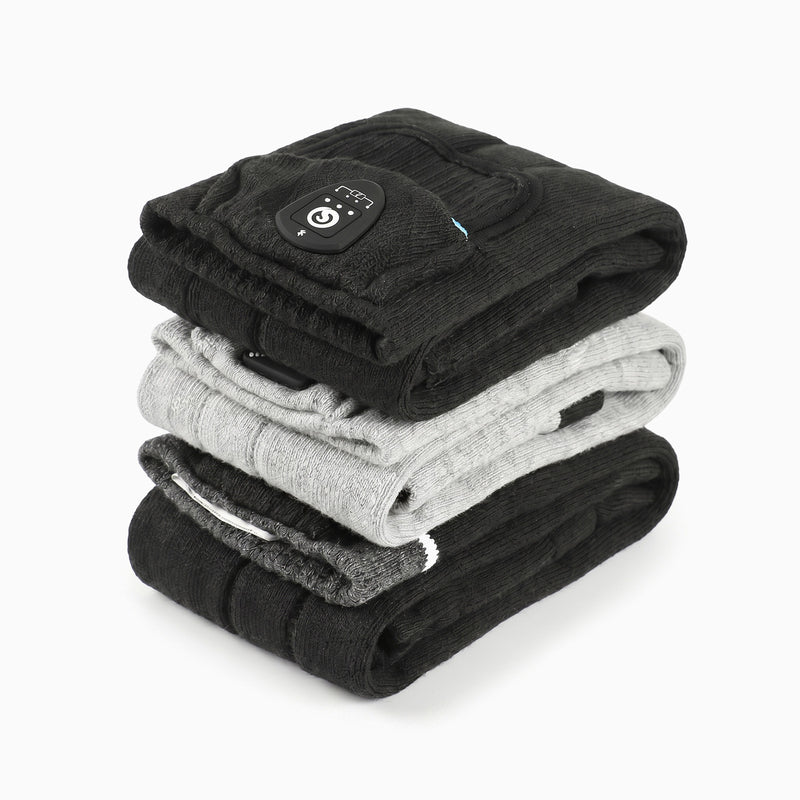 Load image into Gallery viewer, With APP control Heated socks Grey/Black 
