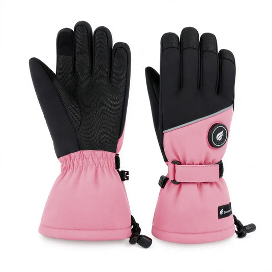 Savior Heat Snow-Ready Lightweight Kids Heated Ski Gloves main product view
