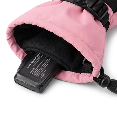 Savior Heat Snow-Ready Lightweight Kids Heated Ski Gloves sized for kids