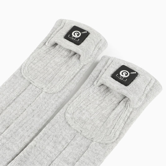 SS01G Gray Mid Cut Heated Socks