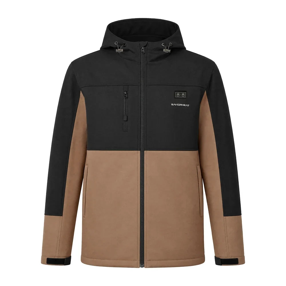 Heating zone coverage on Savior Heat Heavy Canvas Heated Work Jacket