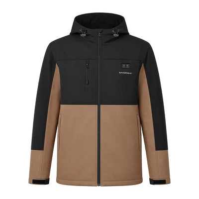 Heating zone coverage on Savior Heat Heavy Canvas Heated Work Jacket