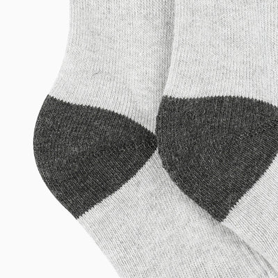SS01G Chaussettes chauffantes coupe mi-haute gris