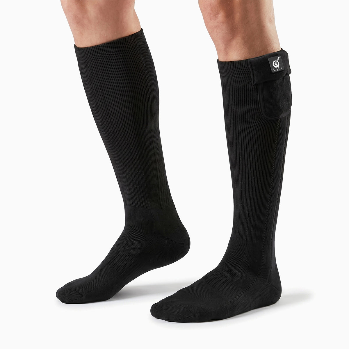 Chaussettes Chauffantes Noires - Chaleur Discrete