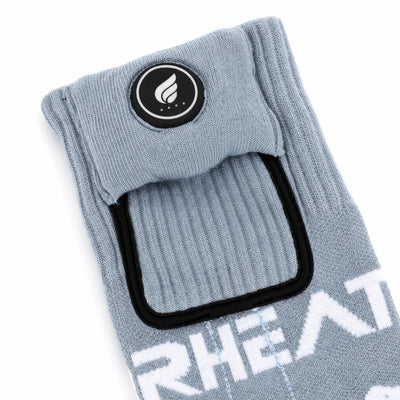 Savior Heat Heat-Transfer Arch Support Heated ski Socks in wool-blend fabric