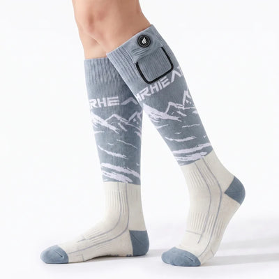 Savior Heat Heat-Transfer Arch Support Heated ski Socks for skiing and snowboarding