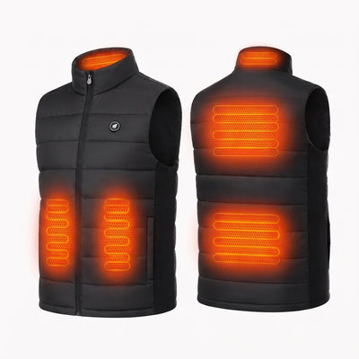 Savior Heat Men's Stretch-Side Heated Vest with Bluetooth app heat control
