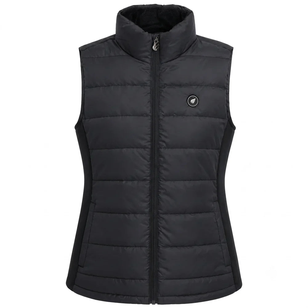 Heating zone coverage on Savior Heat Women's Stretch-Side Heated Vest