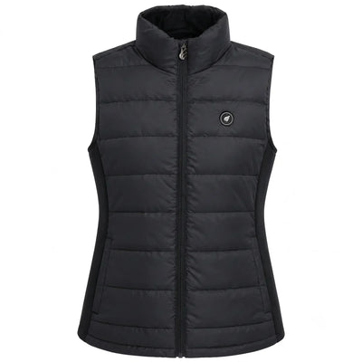 Heating zone coverage on Savior Heat Women's Stretch-Side Heated Vest