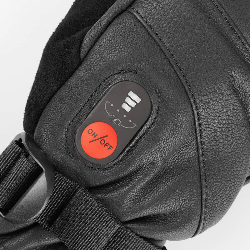 Load image into Gallery viewer, S38 Heated leather mittens

