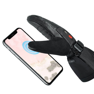 Moufles Chauffantes Cuir - Chaleur Enveloppante Premium