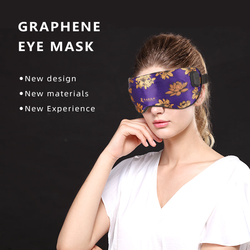 Load image into Gallery viewer, Vibration Heated Silk Massage Eye Mask

