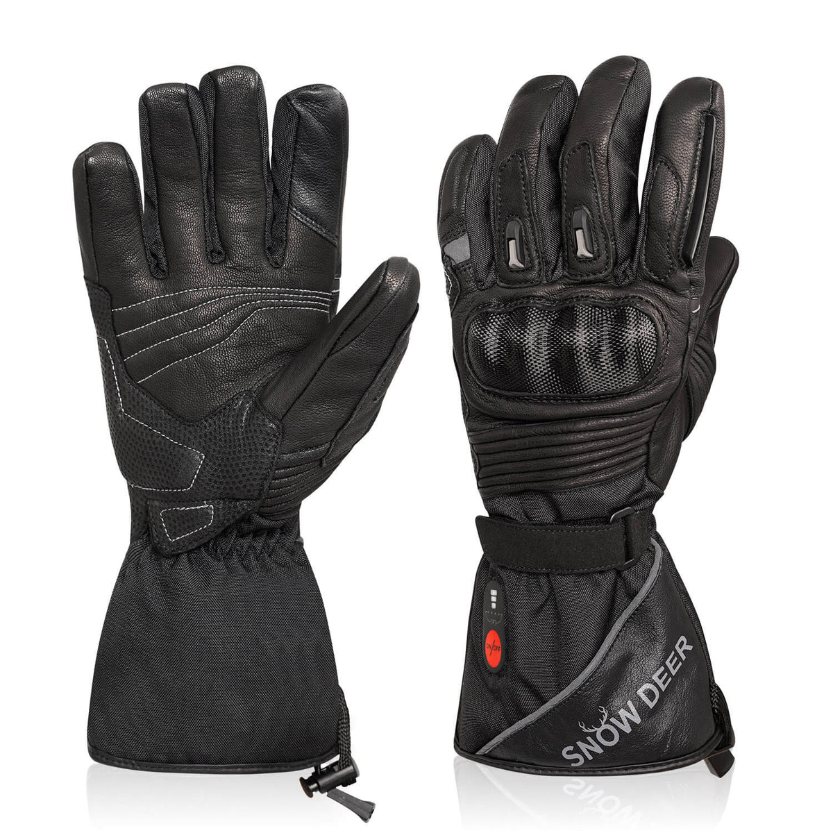 Gants Moto Chauffants Cuir - Performance & Securite
