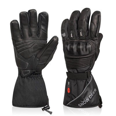 Gants Moto Chauffants Cuir - Performance & Securite