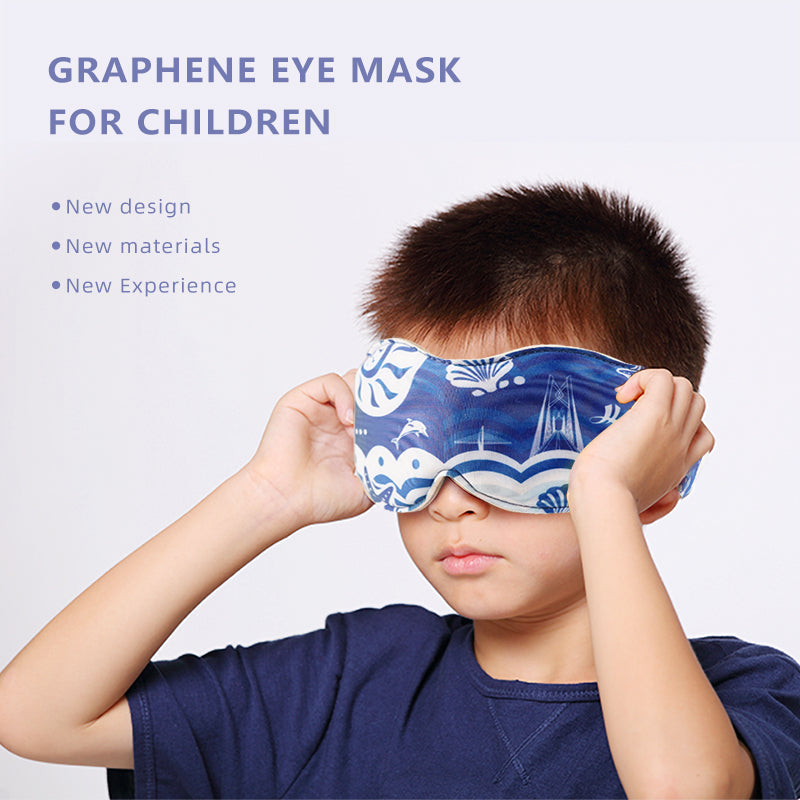 Load image into Gallery viewer, Graphene Kids Heated Massage Mask
