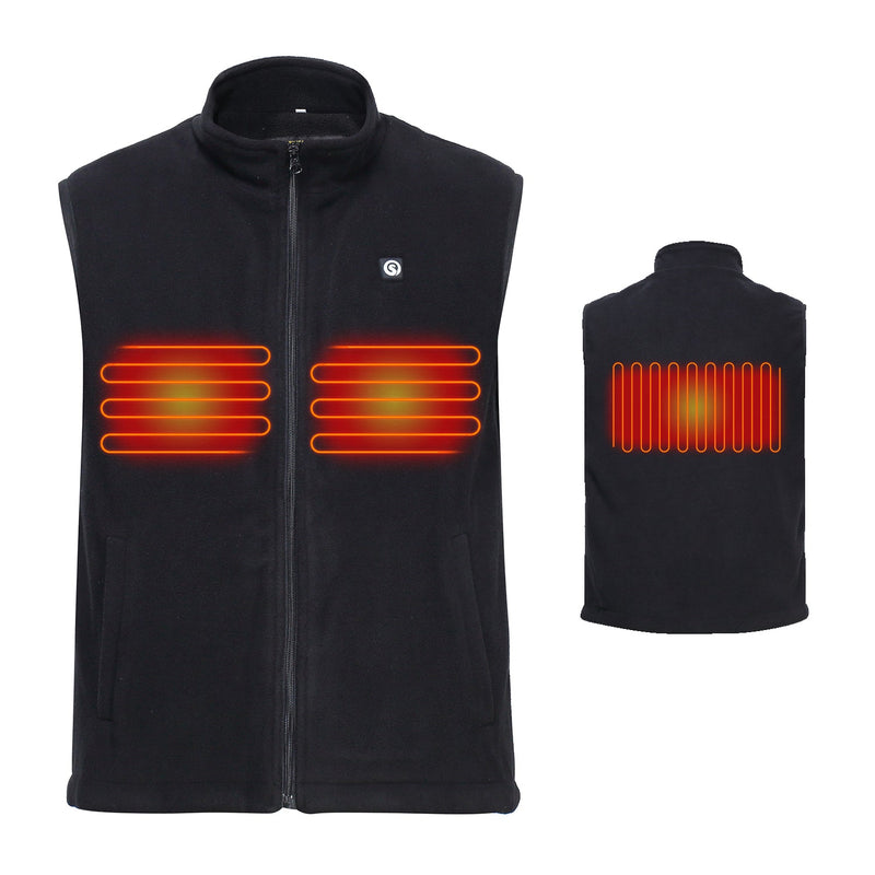Load image into Gallery viewer, Men&#39;s Heated Fleece Vest
