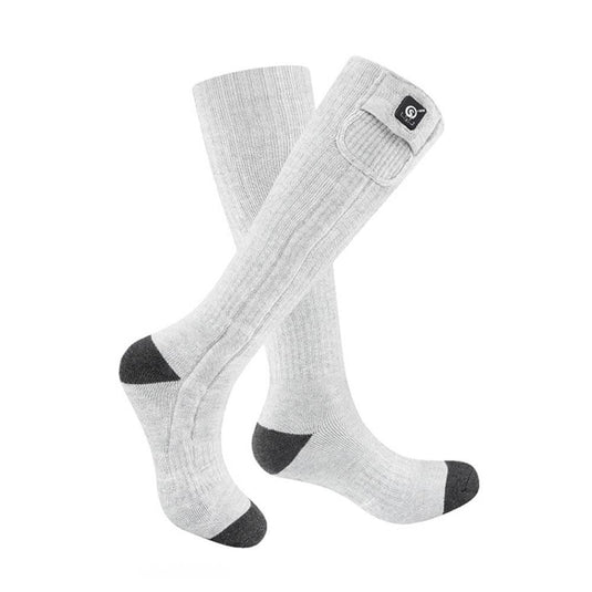 SS01G Gray Mid Cut Heated Socks