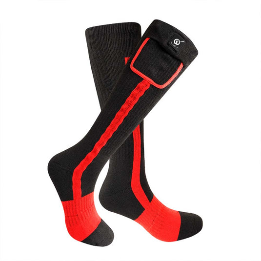 SS04R Heated socks Black-Red
