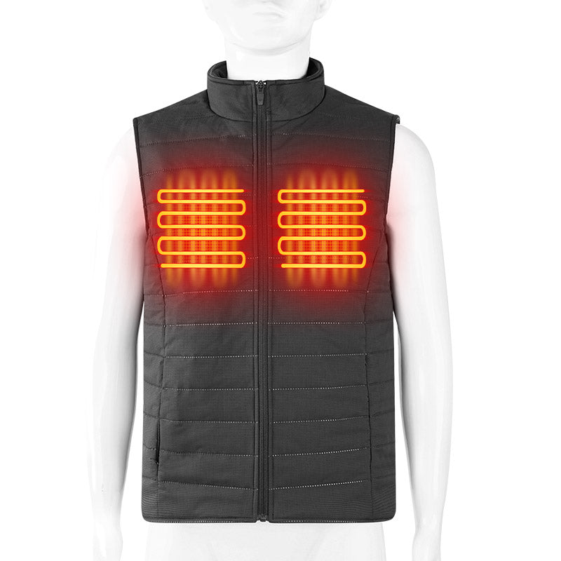 Load image into Gallery viewer, Men&#39;s Electric Heated Vest Black
