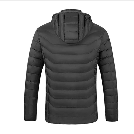 Smart Heating Women's Thermal Hooded Cotton Jacket