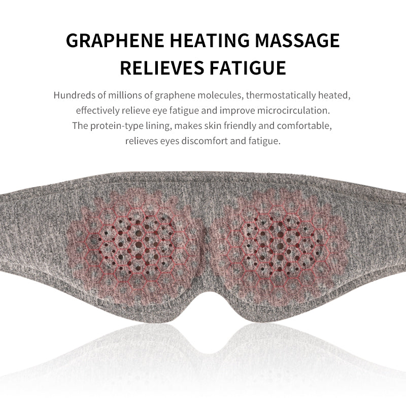 Load image into Gallery viewer, Vibration Massage Graphene Heating Eye Mask
